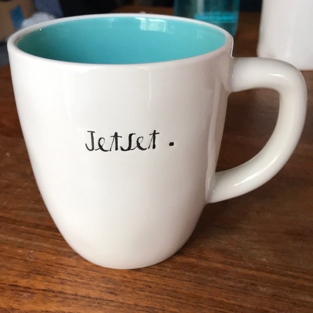 Rae Dunn Jet Set artisan mug
